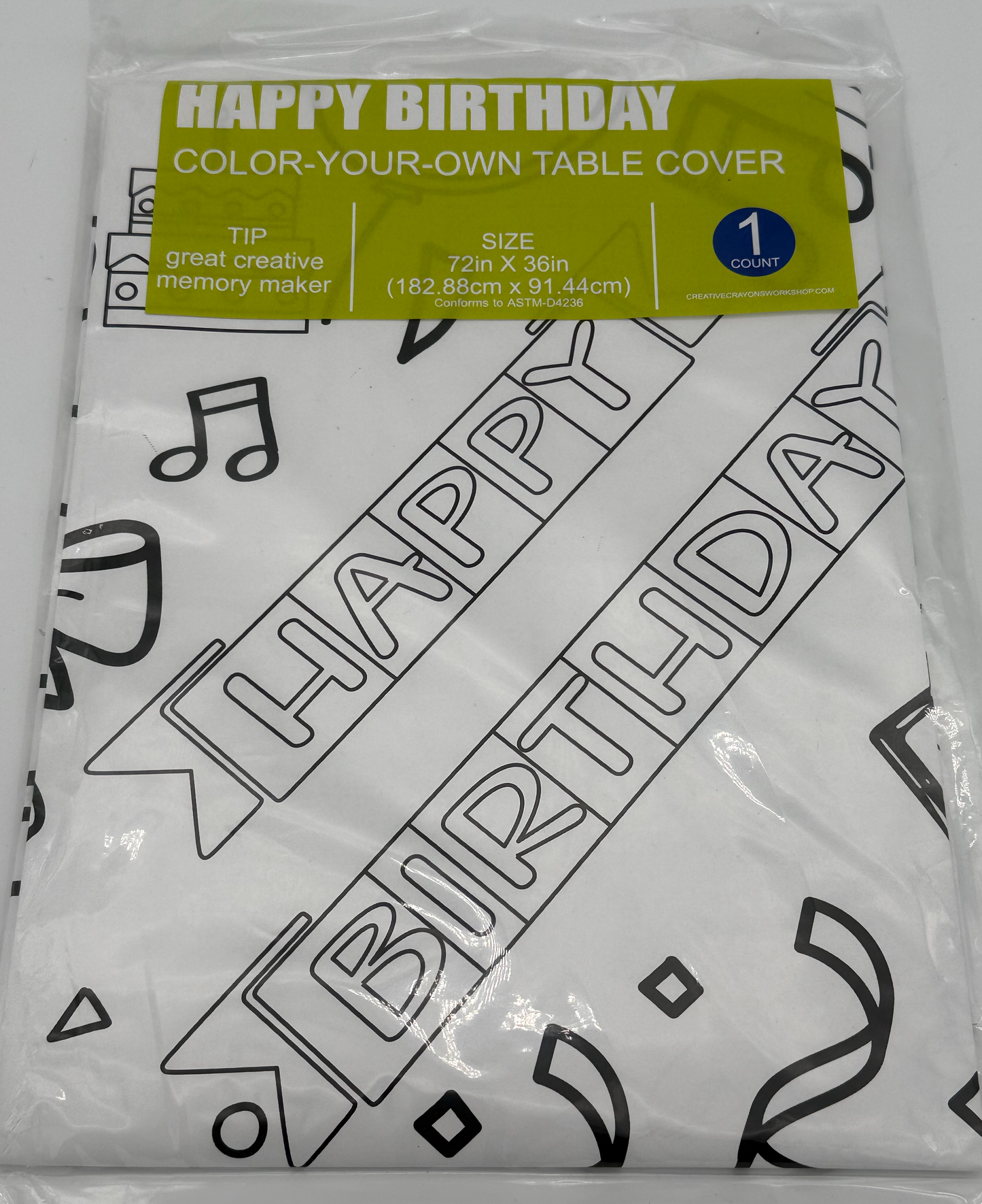 Coloring Table Cloth