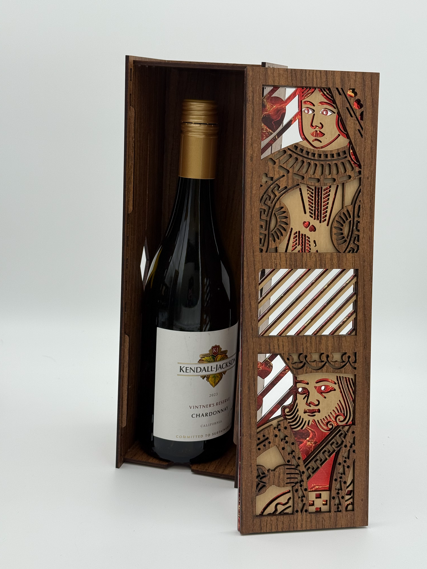 Laser cut Wine bottle box