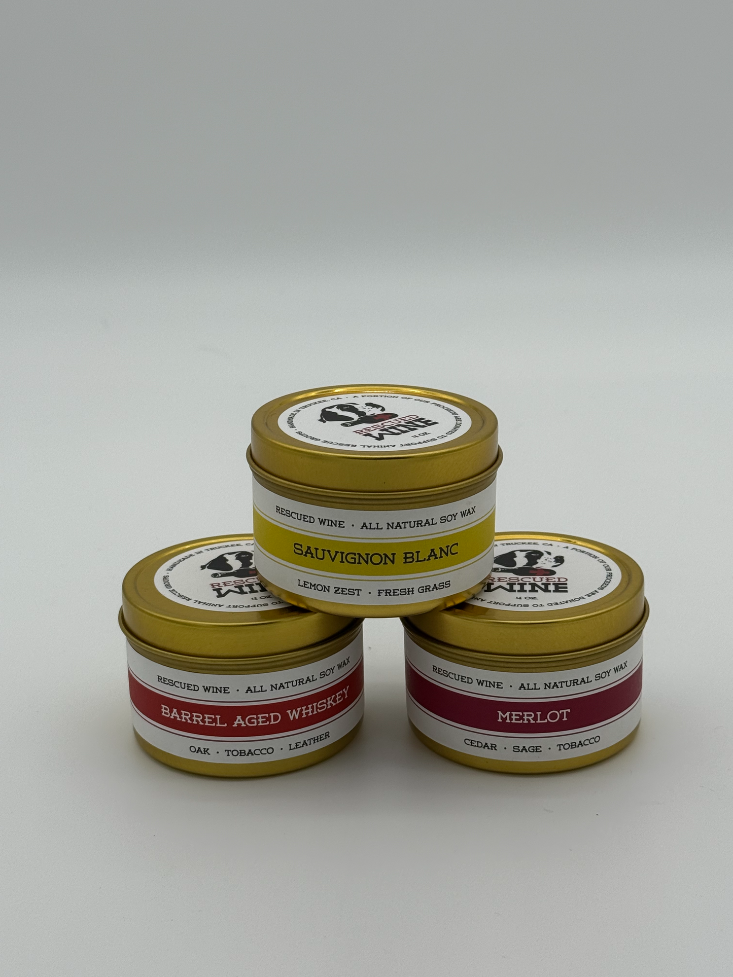 Travel Candles -Rescued Wines