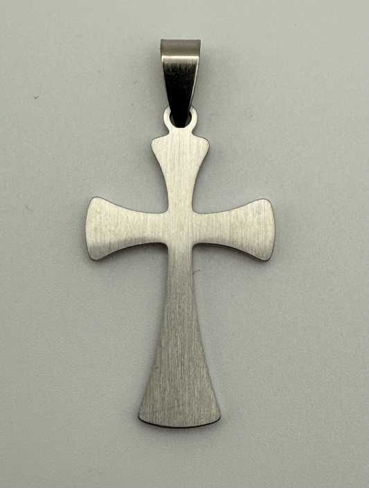 18k Gold PVD Stainless Steel Engravable Blank Cross