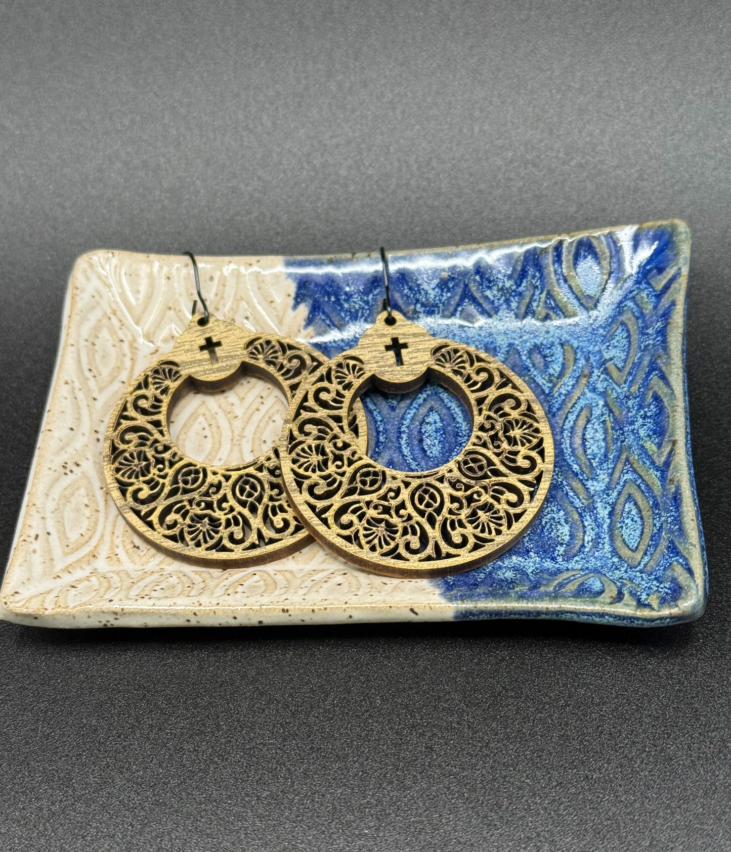 Boho Wood Earrings