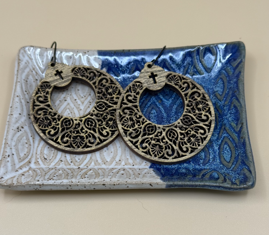 Boho Wood Earrings
