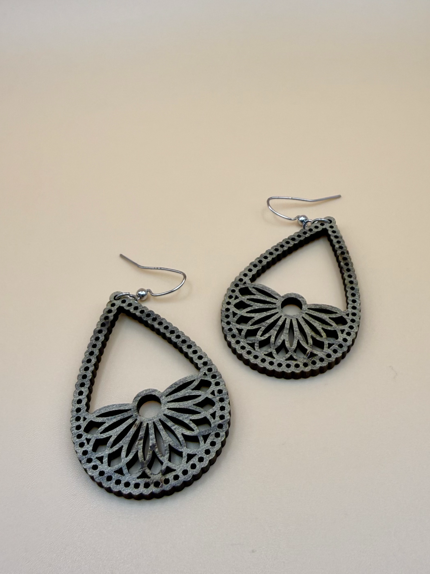 Boho Wood Earrings