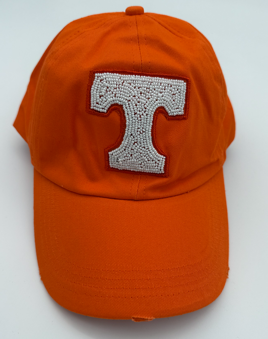Tennessee Adjustable Beaded Ball Cap