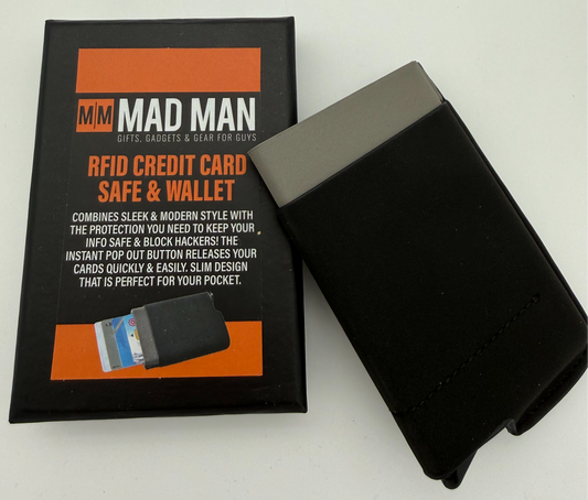 Mens Card Blocker RFID Auto Wallet