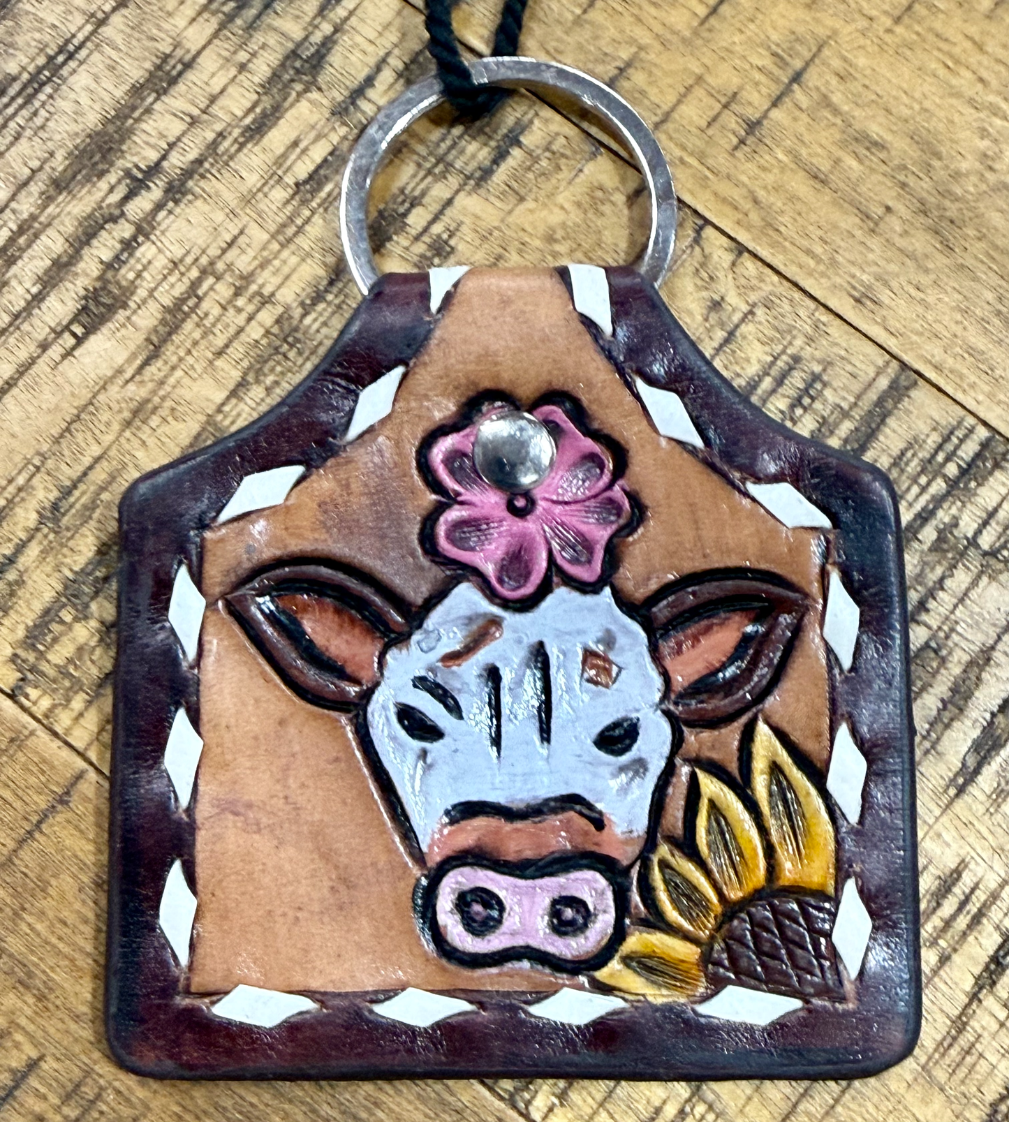 Leather Tooled Key Chains