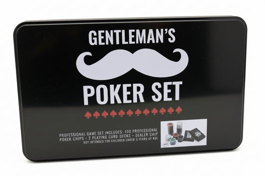 Professional Poker in a Tin Set