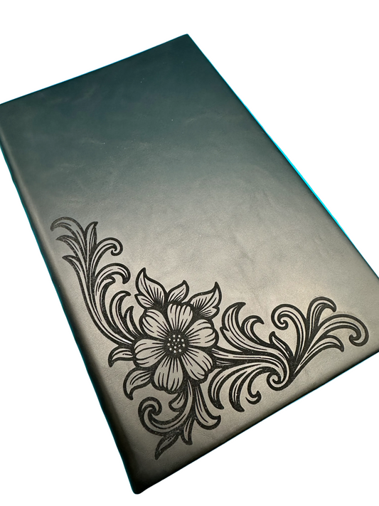 Faux Leather Engraved Journal
