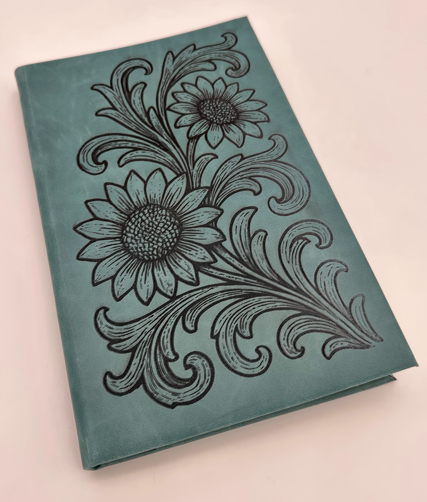 Faux Leather Engraved Journal