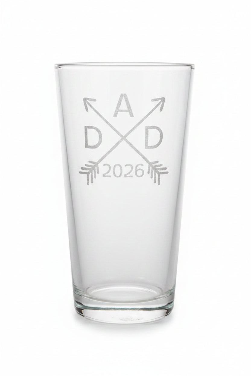 Dad Beer Glass
